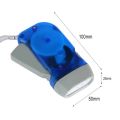 Portable  Hand Pressing Dynamo Crank Power Wind Up LED Flashlight Manual Electricity Generation Energy Saving For Home Outdoor. 