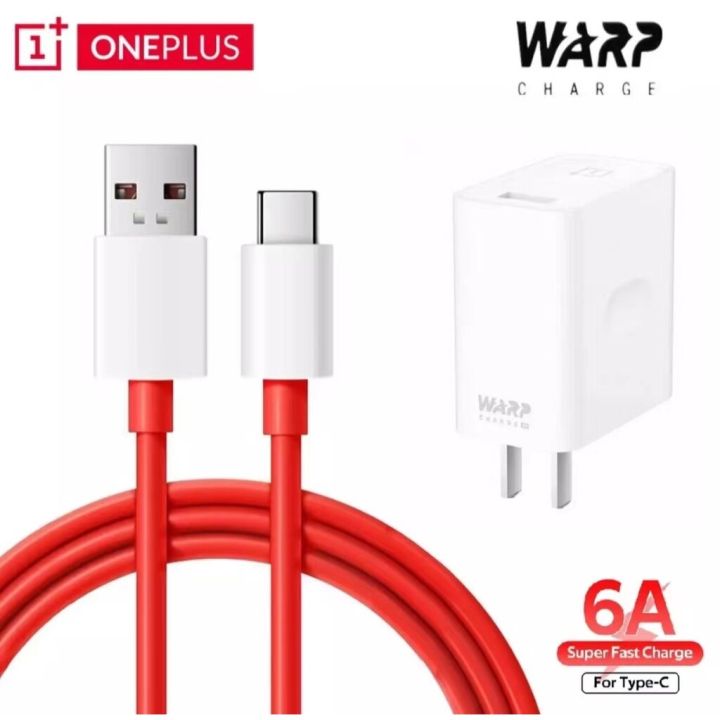 6A 30W OnePlus USB Type-C charging cable, support Dash Charge, warp charge for OnePlus 3/5/5T/6/6T/7/7pro/ 8t/nord/ 8pro shipped from Thailand