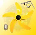 12" inch12 volt DC moter diy 5 wings fan. 