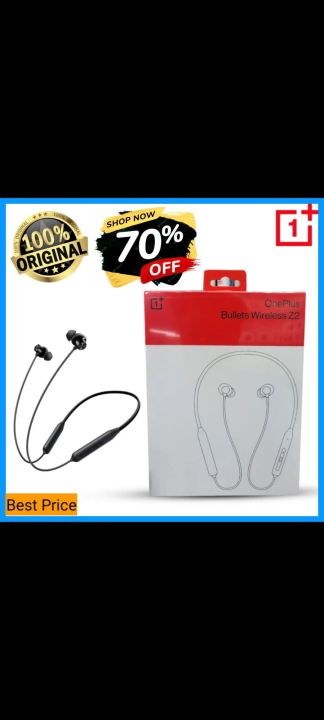 OnePlus Bullets Wireless Z In Ear Headphone Bass Edition Bold