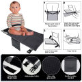 Kids Airplane Bed Polyester Toddler Airplane Seat Extender Portable Children Footrest Hammock Travel Essentials for Car Airplane.