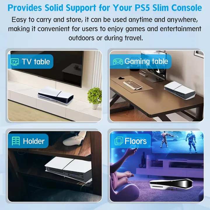 2Pcs%20Transparent%20Horizontal%20Stand%20For%20PS5%20Slim%20/%20Pro%20Acrylic%20Triangle%20Base%20Holder%20Support%20Storage%20Stand%20for%20PS5%20Slim%20Accessories%20-%20Image%205