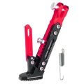 Motorbike Bicycle Adjustable Metal Foot Side Stand Motorcycle Kickstand Kick Bracket Supportor Parking Motorcycle Accessories. 