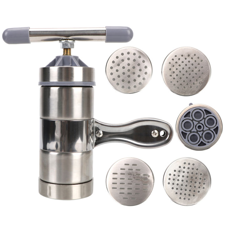 Press%20Pasta%20Machine%20Manual%20Noodle%20Maker%20Multifunctional%20Stainless%20Steel%20Making%20Spaghetti%20Fruits%20Juicer%20With%205%20Pressing%20Moulds%20-%20Image%207