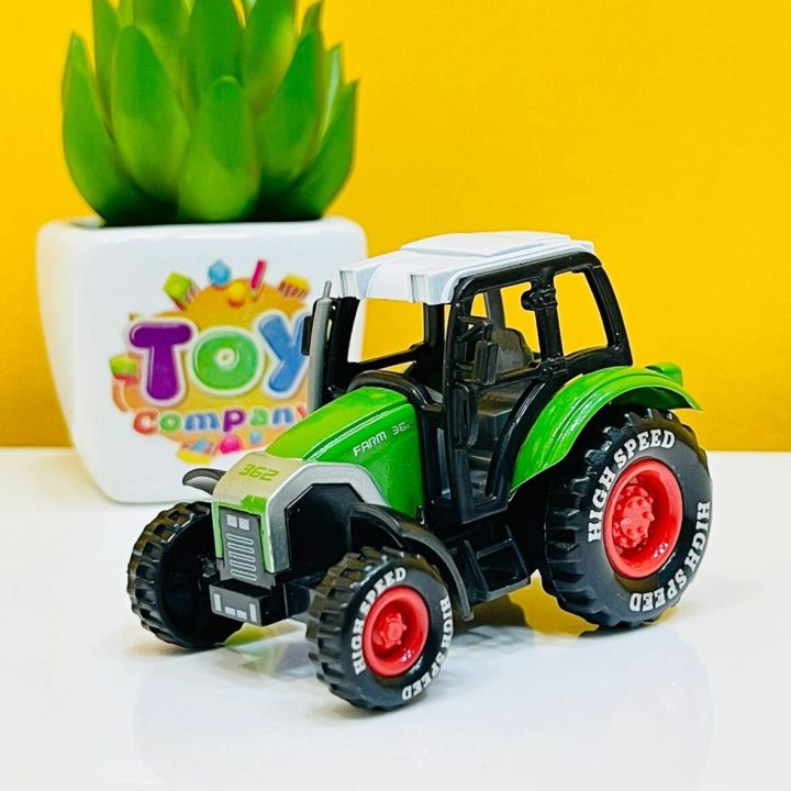 HALF TICKET - Super Tractor Toy for Children - Green & Red Tractor Toy for kids