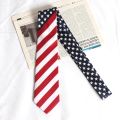 Star Striped American/USA Tie Flag Mens Print Necktie for Man Wedding Performance Tie for Business Party Ties Shirts Accessories.