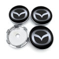 4pcs 60mm Auto Wheel Center Hub Tyre Vehicles Caps Cover Rim Sticker Badge For Mazda 3 6 Atenza Axela Demio CX3 CX5 MP MS RX8 MS. 