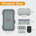 DaierTek 9x5x4.3“ Outdoor Extension Cord Cover Waterproof Electric Box Enclosure Cable Outlet Plug Cover Cord Protector Box. 