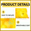 Baby Inflatable Chair Soft Baby Chair Seat PVC Inflatable Sofa Learn Training Seat Bath. 