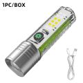 Super Bright L2 LED Flashlight Fixed Focus Lighting White Red Blue Purple Multi Color Lights Fishing Searching Camping Lantern.