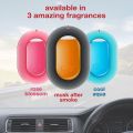 Godrej aer O – Hanging Car Air Freshener 7.5g | Rose Blossom | Cool Aqua | Must After Smoke | Car Accessories, Gel. 