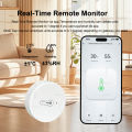 Tuya Zigbee 3.0 Temperature Humidity Sensor Real-time Monitoring Thermometer Hygrometer Works with Smart Life Home Assistant Z2M.