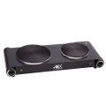 Anex AG-2062  Deluxe Hot Plate Double  Black. 