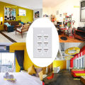 ZOERAX RJ45 Cat6 Ethernet Wall Plate with Female-Female Coupler Removable Compatible with Cat6/5/5e Ethernet Devices. 