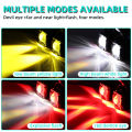 Motorcycle LED Auxiliary Headlight Work Light High and Low Beams Super Bright Spotlight Driving Fog Lamp Universal Waterproof. 
