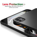 Silicone Tablet Case For Pad 5 6 7 Pro 2024 11.2" 11 Redmi Pad SE Pro 12.1 8.7 10.61 Flexible Soft TPU Black Back Cover.