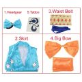 2025 Halloween Nami Cosplay Kostuum Halloween Anime Carnaval Damesjurk Inclusief Hoofddeksels Tattoo Stickers. 