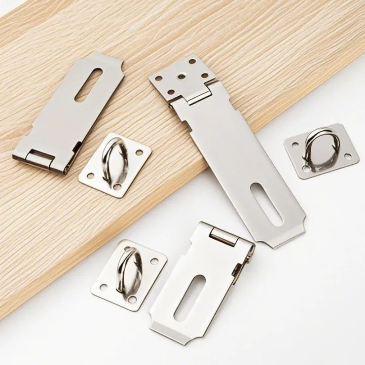 Stainless%20Steel%20Lock%20Buckle%20Door%20Latch%20Bolt%20Hasp%20Old-fashioned%20Door%20Lock%20Padlock%20Door%20Nose%20Cabinet%20Door%20Wooden%20Door%20Lock%20Tag%20Ins%20-%20Image%202