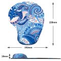 Wrist Rest Mouse Pad Silicone Ergonomic Hand Support Non Slip Gaming Mice Mat Soft Comfortable For Desktop PC Laptop Computer.