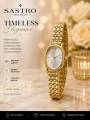 Premium Stainless Steel Luxury Ladies Watch Quartz Analog Business Chain Casual Wrist Watches For Women Girls. 