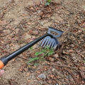 Metal Weed Cleaning Shovel 2 In 1 Garden Rake Stainless Steel 5/6/8/11 Teeth Dual Headed Weeding Tool For Gardening Weeding Tool. 