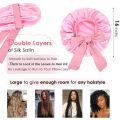 2026 New Silk Bonnet Sleeping Womens Satin Bonnet Hair Night Sleep Cap Tie Band CurlyHat Scarf Wrap Curly Hair Bonnets Beauty. 