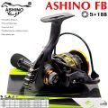 Ashino FB fishing reel. 