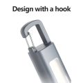Smiling Shark SD1023 LED Multifunctional Flashlight with Hook Camping Light USB Rechargeable Zoomable. 