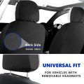 Universal Breathable and Durable 9-Piece All-Season Comfortable Soft Five-Seater Covers. 