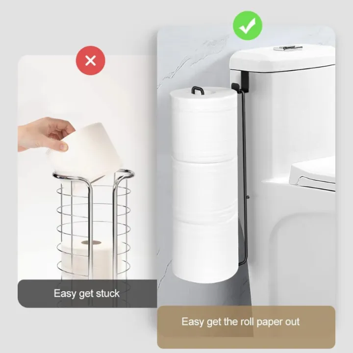 Bathroom%20Toilet%20Paper%20Holder%20with%20Storage%20Extra%203%20Rolls,%20Over%20The%20Tank%20Toilet%20Paper%20Holder%20Wall%20Mount,%20Small%20Restroom%20Organizer%20-%20Image%205