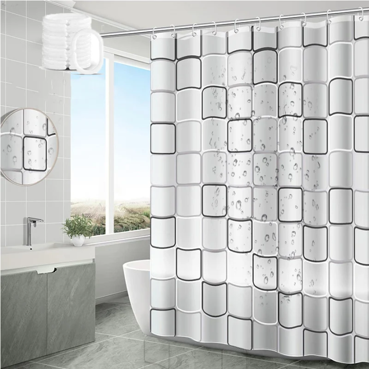 Waterproof%20Shower%20Curtain%20Mildew%20Proof%20Durable%20Bathroom%20Screens%20With%20Hook%20Modern%20Printed%20Bathtub%20Curtains%20Bathroom%20Accessories%20-%20Image%202