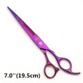 Purple Dragon 7.0'' 8.0'' Pet Grooming Scissors Thinning Shears Professional Cat Dog Curved Scissors Hair Cutting Comb Z3005. 
