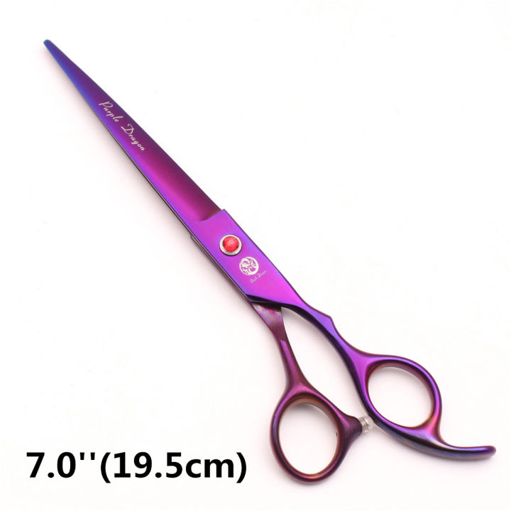 Purple%20Dragon%207.0''%208.0''%20Pet%20Grooming%20Scissors%20Thinning%20Shears%20Professional%20Cat%20Dog%20Curved%20Scissors%20Hair%20Cutting%20Comb%20Z3005%20-%20Image%202