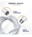 5 Meter Curtain Spring Wire with Free Hooks - Durable, Easy to Install, for Home Decor. 