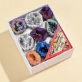 8PCS/Box Titanium Coated Natural Crystal Cluster Electroplated Agate Geode, Energy Balance Reiki Wicca Home Decor. 