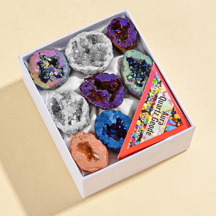 8PCS/Box%20Titanium%20Coated%20Natural%20Crystal%20Cluster%20Electroplated%20Agate%20Geode,%20Energy%20Balance%20Reiki%20Wicca%20Home%20Decor%20-%20Image%207