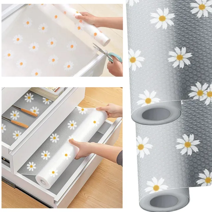 Cabinet%20Mat%20Reusable%20Daisy%20Flower%20Kitchen%20Drawer%20Mat%20Kitchen%20Dining%20Table%20Mat%20Insulation%20Mat%20Waterproof%20Moisture-proofDrawer%20Mat%20-%20Image%202