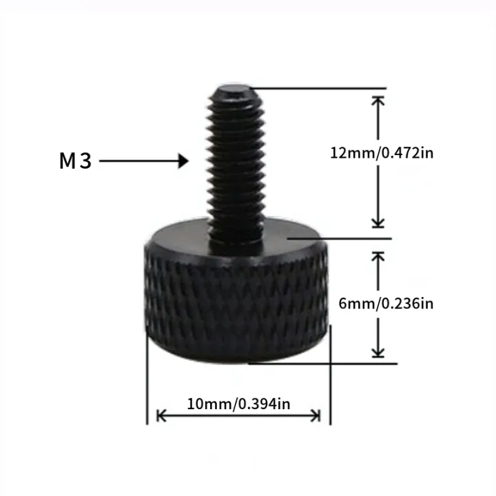10pcs%20M3/M4*12mm%20Aluminum%20alloy%20colorful%20knurled%20thumb%20screws%20computer%20chassis%20side%20panels%20DIY%20knurled%20hand%20tighten%20screws%20-%20Image%206