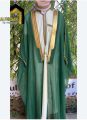 BISHT CLOAK ARAB DRESS THOBE SAUDI MENS ROBE EID kaftan. Half Sleeves. 