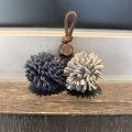Detachable Shoe Charms Flower Pine Cone Pom Pom Tassel Wood Bead Kangaroo Decorations shoe lace charms for sneakers. 