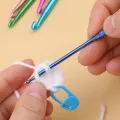 KRABALL Crochet Kit for Beginners Crochet Hook Set Ergonomic Knitting Needles Blunt Needles Stitch Marker DIY with Storage Case. 