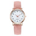 2024 New Exquisite and practical Ladies Diamond-Studded Luminous Retro Female Watch Belt Quartz Modern minimalist Watch. 