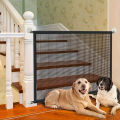 Multi-functional Pet Safety Gate: Easy Installation Foldable Mesh Fence, Indoor & Outdoor Ventilated Barrier for Home Pet Manage. 