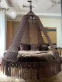 Macrame Double seated Swing, Macrame Hanging Chair, Macrame Porch Swing Bed, Hammock Swing, Indoor Chair, Macrame Outdoor Swing, Swing Bed,. 