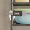 No Drill Wall Shelf High Strength Adjustable Load Bearing Multi Space Storage for Kitchen Bathroom Rent Friendly Easy Install. 