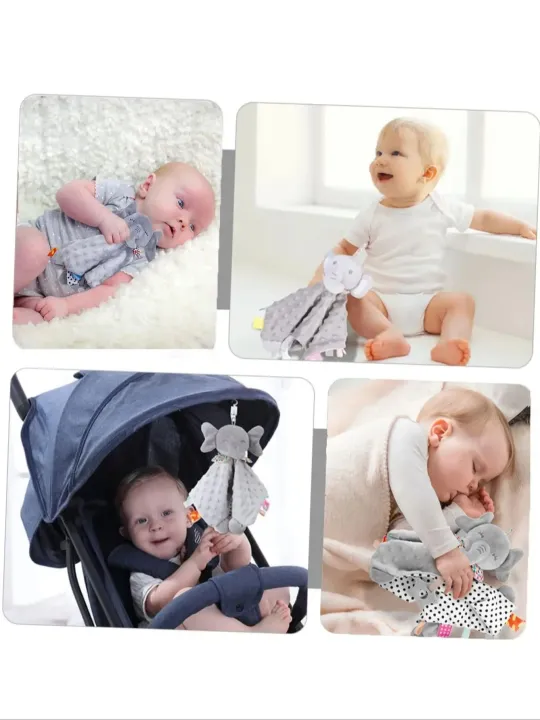 Newborn%20Baby%20Plush%20Stuffed%20Toys%20Cute%20Animal%20Blanket%20Comforter%20Bunny%20Elephant%20Soothe%20Appease%20Sleeping%20Towel%20Baby%20%20-%20Image%202