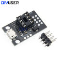 DIYUSER ATtiny13A / ATtiny25 / ATtiny45 / ATtiny85 Pluggable ATTINY Development Programming Bare Board. 