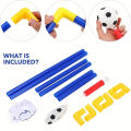 Portable Micro Soccer Goal Set, Complete Outdoor Beach Training Equipment with Net Pump Ball, Lightweight Indoor Kids Sports Toy.
