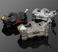 RZMA G-M303 Motorcycle Brake Caliper with Dual-Lip Seals & Active Cooling - CNC Billet Aluminum 4-Piston, High-Performance (40%.