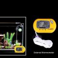 Thermometer Fish Tank Aquarium Electronic Digital Reptile Turtle Diving Pet Box Suction Cup Waterproof Electronic Thermometer. 